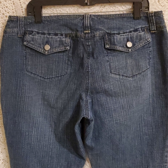 Ann Taylor Loft boot cut early Y2K 2000's jean sz 14 sailor jeans - Picture 5 of 13